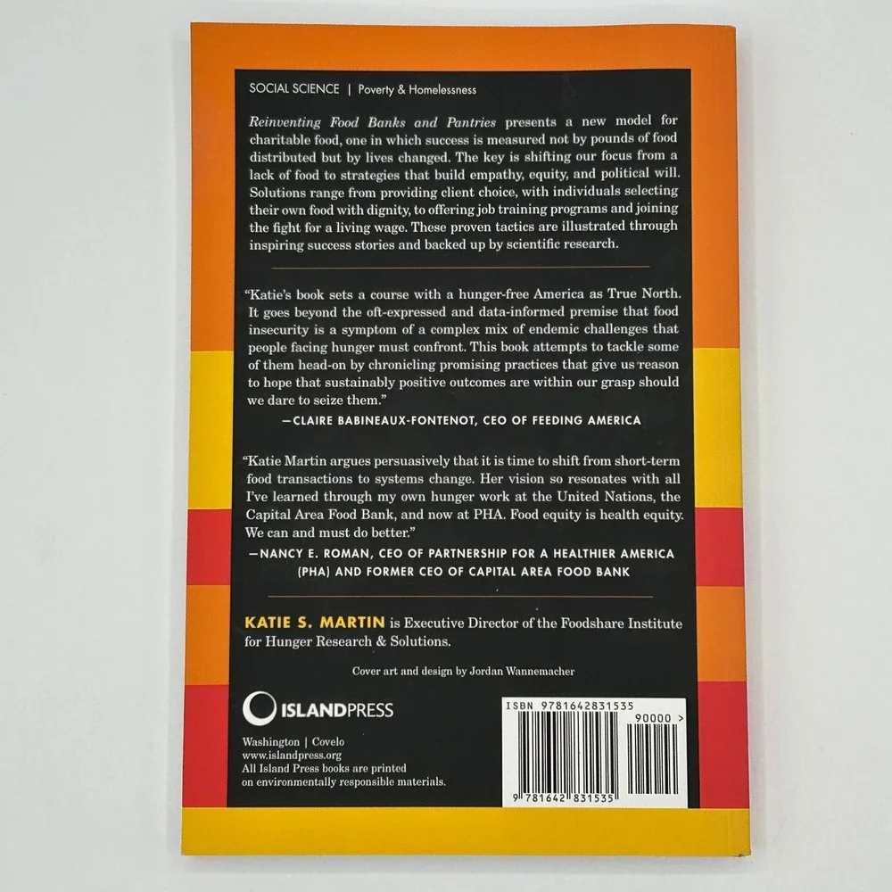 Reinventing Food Banks Pantries Martin 2021 Paperback Social Science Poverty